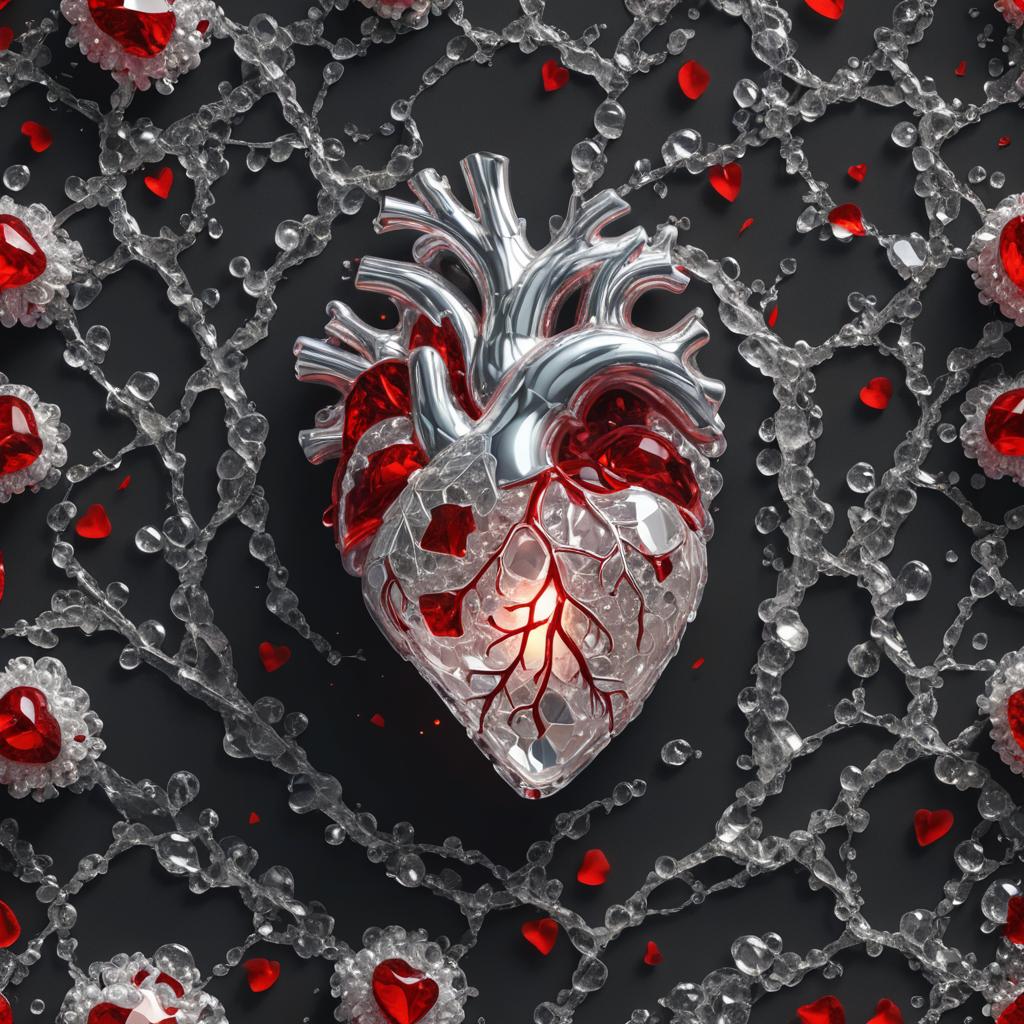 AI Crystal heart